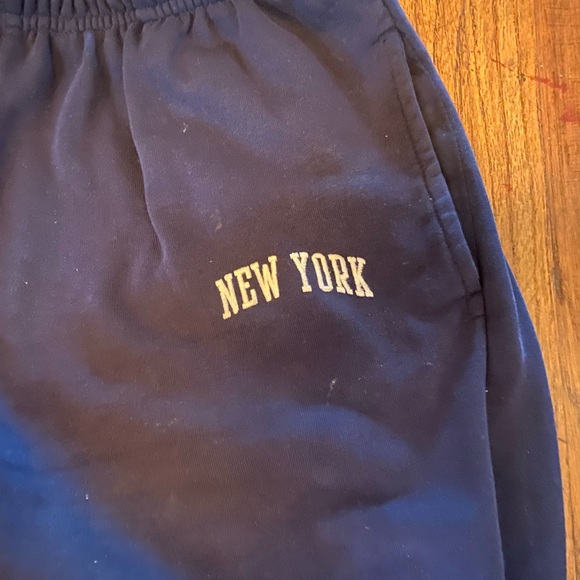 Navy Blue New York Sweatpants - Picture 9 of 9
